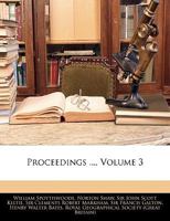 Proceedings ..., Volume 3 1143143663 Book Cover