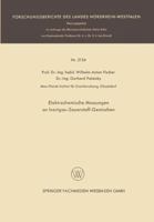 Elektrochemische Messungen an Inertgas-Sauerstoff-Gemischen 3663200426 Book Cover