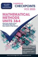 Cambridge Checkpoints VCE Mathematical Methods Units 3&4 2025 1009984853 Book Cover