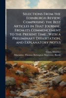 Selections from the Edinburgh Review; 1172800391 Book Cover