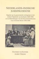 Nederlands-Indische Jurisprudentie 9067180599 Book Cover