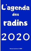 L'agenda des radins 2020: vue mensuelle à cases avec une page de notes par mois | minimaliste sans superflu | écologique simple, fluide et clair | ... originale conçue en France (French Edition) 1670339572 Book Cover