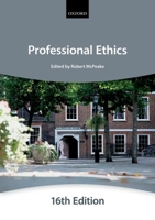 Professional Ethics 0199657378 Book Cover