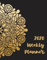 2020 Weekly Planner: Golden mandala 2020 organizer journal calendar gift for women men gifts goal planning notebook business gift busy mom organizer 1672099382 Book Cover