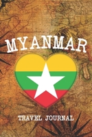 Myanmar: 6x9 Travel planner I Road trip planner I Dot grid journal I Travel notebook I Travel diary I Pocket journal I Gift for Backpacker 1673713033 Book Cover
