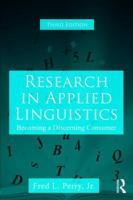 Research in Applied Linguistics: Becoming a Discerning Consumer 1138227765 Book Cover