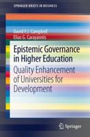 Epistemic Governance in Higher Education: Quality Enhancement of Universities for Development 1461444179 Book Cover