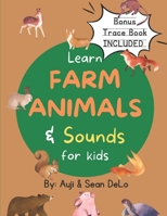 Learn Farm Animals & Sounds B09HG196ZF Book Cover