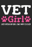 Notebook: Vet Veterinarian Girls 6x9 Dot Grid 120 Pages 1660729939 Book Cover