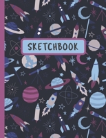 Sketchbook: Large Notebook for Drawing, Doodling or Sketching: 108 Pages, 8.5" x 11". (Framed Blank Paper Drawing and Writing Journal) 1675573751 Book Cover