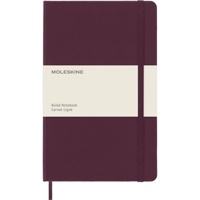 Moleskine Classic Notebook, Large, Ruled, Burgundy Red, Hard Cover B0B7HFTFPV Book Cover
