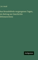 Aus Brunsbüttels vergangenen Tagen, ein Beitrag zur Geschichte Dithmarschens (German Edition) 3386992196 Book Cover