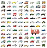 Rad Cars with Rad Surfboards on Them 1105980804 Book Cover