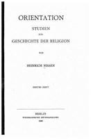 Orientation, Studien Zur Geschichte Der Religion 1534604146 Book Cover