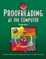 Proofreading at the Computer: 10 Hour Series 0538689242 Book Cover
