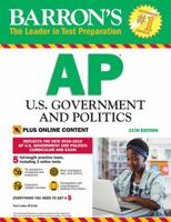Barron's AP U.S. Government and Politics with Online Tests (Barron's Test Prep) 1438011687 Book Cover