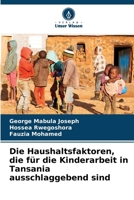 Die Haushaltsfaktoren, die für die Kinderarbeit in Tansania ausschlaggebend sind (German Edition) 3330078197 Book Cover