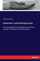 Unterrichts- Und Erziehungs-Kunst 374110793X Book Cover