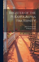 Register of the Pi Kappa Alpha Fraternity 1020490462 Book Cover