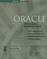 Oracle Power Objects Developer's Guide 0078821630 Book Cover