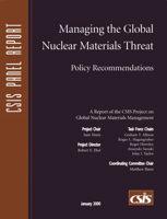 Managing the Global Nuclear Materials Threat: Policy Recommendations 0892063599 Book Cover