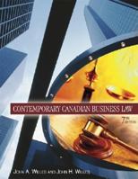 Contemporary Canadian Business Law : Principles and Cases 0070951608 Book Cover
