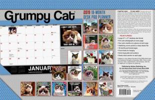 Grumpy Cat 2019 18-Month Desk Pad Planner 1531905595 Book Cover