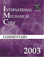 2003 International Mechanical Code Commentary 1580011268 Book Cover