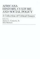 Africana History, Culture and Social Policy 157309210X Book Cover