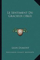 Le Sentiment Du Gracieux (1863) 1166749223 Book Cover