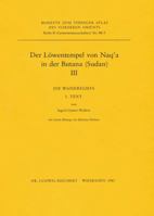 Tavo B 48/3 : III die Wandreliefs 1. Text; 2. Tafeln 3882261609 Book Cover