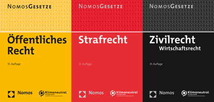 Offentliches Recht - Strafrecht - Zivilrecht: Textsammlung 3848774992 Book Cover