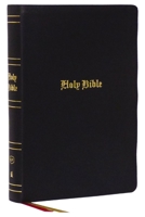 KJV Holy Bible, Super Giant Print Reference Bible, Black, Genuine Leather, 43,000 Cross References, Red Letter, Comfort Print: King James Version 1400329612 Book Cover