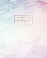 Graph Paper Notebook: Pastel Hue Marble | 7.5 x 9.25 - 5 x 5 Squares per inch | 100 Quad Ruled Pages | Cute Graph Paper Composition Notebook for ... Students (Math and Science School Essentials) 168968318X Book Cover