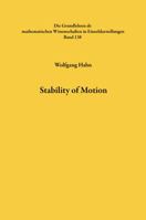 Stability of Motion 3642500870 Book Cover