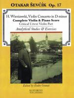 Violin Concerto in D Minor, Op. 17: With Analytical Studies and Exercises by Otakar Sevcik, Op. 22 1581061110 Book Cover
