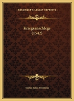 Kriegsanschlege (1542) 112063380X Book Cover