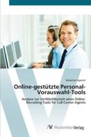 Online-gestützte Personal-Vorauswahl-Tools 363944938X Book Cover