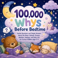 100,000 Whys Before Bedtime: Gentle Questions and Simple Answers About the Moon, Animals, Dreams, Weather, Feelings, and Daily Life for Curious Toddle 7652975220 Book Cover