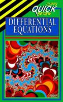 Differential Equations (Cliffs Quick Review) 0822053209 Book Cover