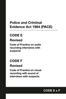 PACE Code E and F: Police and Criminal Evidence Act 1984 Codes of Practice B09V2Q4JXV Book Cover