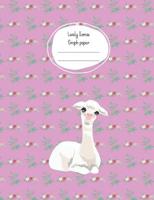 Lovely llamas: Graph paper 1096759985 Book Cover