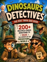 Dinosaurs Detectives - The Kids' Trivia Quiz Book: 200+ Multiple-Choice Questions to Solve the Secrets of the Prehistoric World - For Ages 8-12 (The Trivia Detectives Series) B0H6TB9Z41 Book Cover
