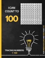 Number Tracing Book For Preschoolers and Kids Ages 3-5: Tracing Numbers 1-100 for Kindergarten, Toddlers, and Kids Ages 3-5. B09TDSMVL3 Book Cover