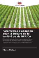 Paramètres d'adoption pour la culture de la variété de riz NERICA (French Edition) 6208381371 Book Cover