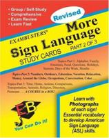 Ace's More Sign Language (2 of 3) Exambusters Study Cards 1881374785 Book Cover