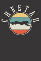 Cheetah Notebook: Cheetah Africa Safari Zoo Animal Sprint Running Savanna Gift 6x9 College Ruled 120 Pages Student Teacher School 1078499012 Book Cover