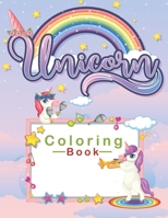 Unicorn Coloring Book: For Kids Ages 4-8 B08TR4RXZH Book Cover