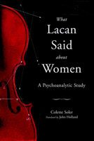 What Lacan Said About Women 1590511700 Book Cover