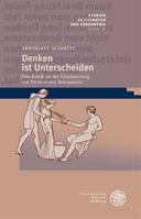 Denken Ist Unterscheiden : Eine Kritik an der Gleichsetzung Von Denken und Bewusstsein 3825347117 Book Cover